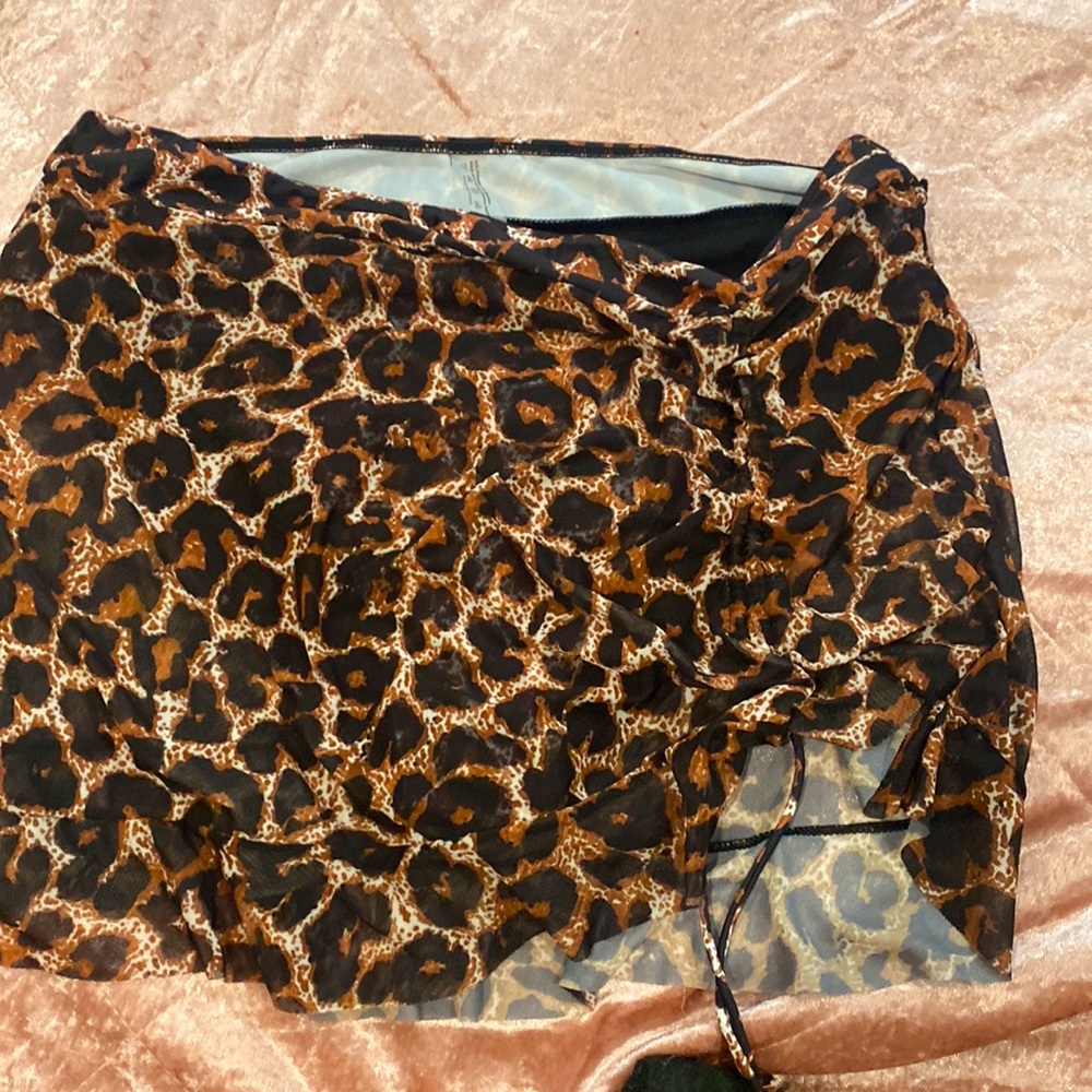 Bathing suit bottom cover skirt waterproof